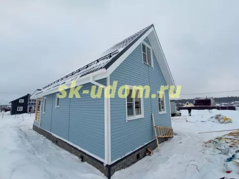 Строительство каркасного дома в д.п. Нива Сергиево-Посадского городского округа Московской области
