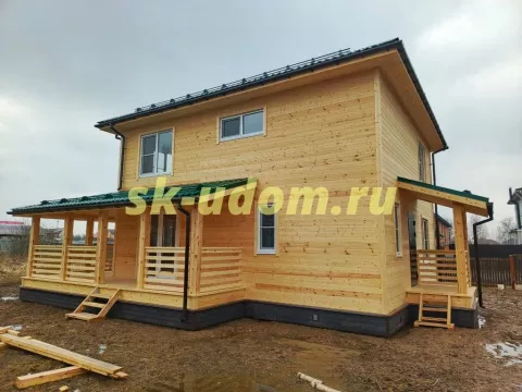 Строительство каркасного дома в д. Нижние Велеми Серпуховского района Московской области
