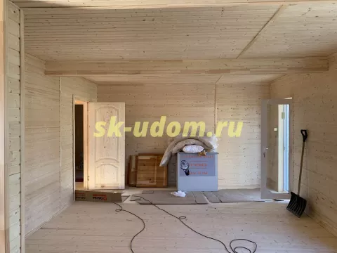 Строительство каркасного дома в деревне Новочеркасское Воскресенского района Московской области