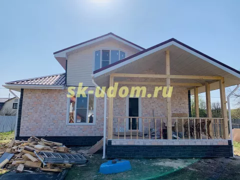 Строительство каркасного дома в деревне Новочеркасское Воскресенского района Московской области
