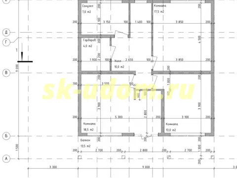 Строительство каркасного дома в п. Огниково Истринского района Московской области