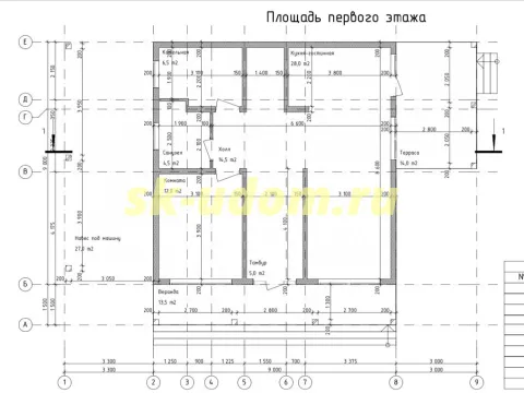Строительство каркасного дома в п. Огниково Истринского района Московской области