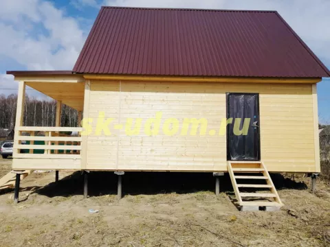 Строительство дачного каркасного дома в д. Паддубки Кольчугинского района Владимирской области