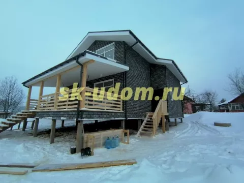 Строительство каркасного дома в д. Пикино Солнечногорского района Московской области