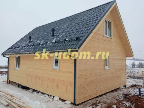 Строительство каркасного дома в с. Порецкое Суздальского района Владимирской области