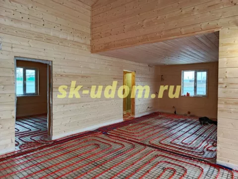 Строительство каркасного дома в п. Приозёрские дачи Владимирской области