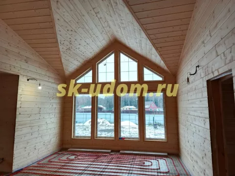 Строительство каркасного дома в п. Приозёрские дачи Владимирской области