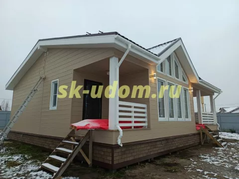 Строительство каркасного дома в п. Приозёрские дачи Владимирской области