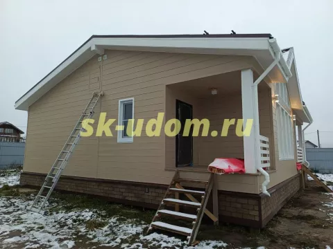 Строительство каркасного дома в п. Приозёрские дачи Владимирской области