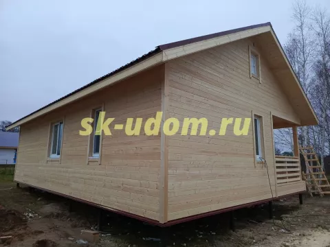 Строительство каркасного дома в д. Раменье Владимирской области