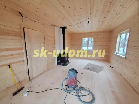 Строительство каркасного дома в СНТ Родник-2 Каширского района Московской области