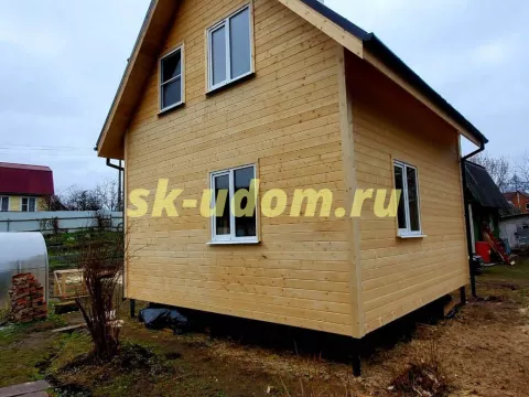 Строительство каркасного дома в СНТ Родник-2 Каширского района Московской области