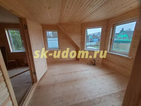 Строительство каркасного дома в СНТ Родник-2 Каширского района Московской области