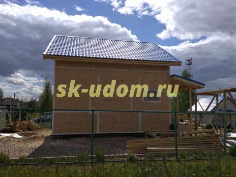 Строительство каркасного дома в городе Серпухов Московской области