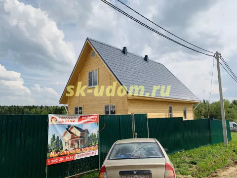 Строительство каркасного дома в дачном посёлке Северный Берег Пушкинского района Московской области
