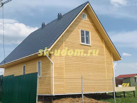 Строительство каркасного дома в дачном посёлке Северный Берег Пушкинского района Московской области