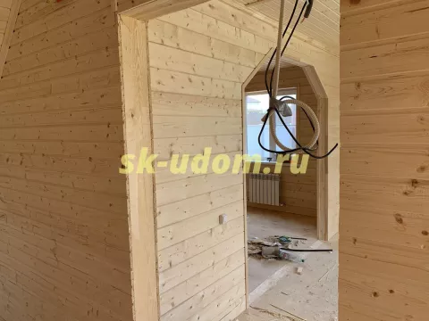 Строительство каркасного дома в дачном посёлке Северный Берег Пушкинского района Московской области