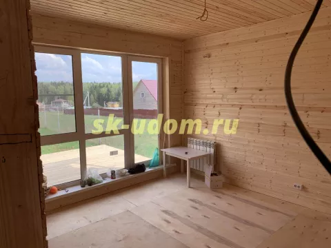Строительство каркасного дома в дачном посёлке Северный Берег Пушкинского района Московской области