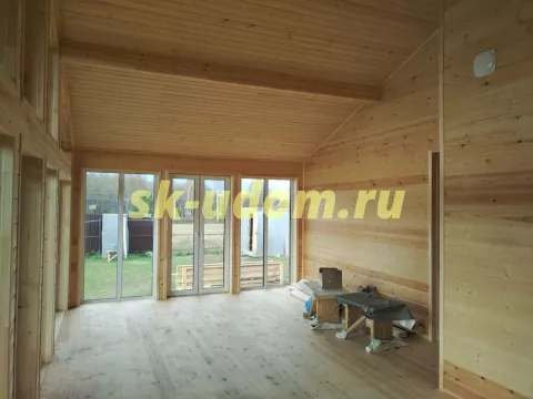 Строительство каркасного дома Барнхаус в с. Шопша Гаврилов-Ямского района Ярославской области
