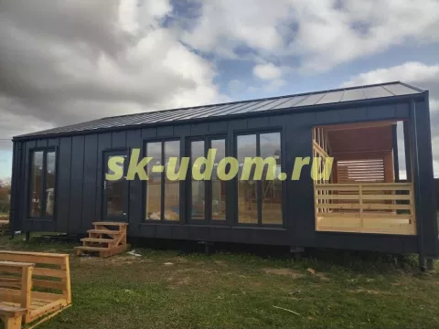 Строительство каркасного дома Барнхаус в с. Шопша Гаврилов-Ямского района Ярославской области