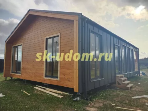 Строительство каркасного дома Барнхаус в с. Шопша Гаврилов-Ямского района Ярославской области