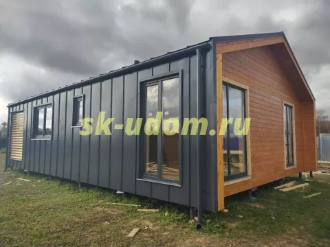 Строительство каркасного дома Барнхаус в с. Шопша Гаврилов-Ямского района Ярославской области