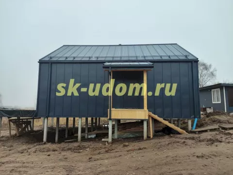 Строительство каркасного дома Барнхаус в г. Шуя Ивановской области