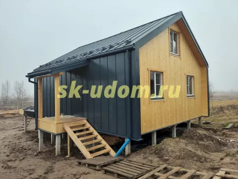 Строительство каркасного дома Барнхаус в г. Шуя Ивановской области