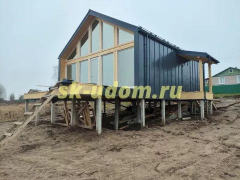 Строительство каркасного дома Барнхаус в г. Шуя Ивановской области