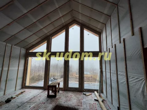 Строительство каркасного дома Барнхаус в г. Шуя Ивановской области