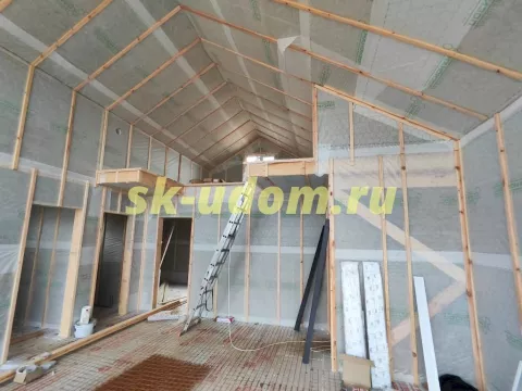 Строительство каркасного дома Барнхаус в г. Шуя Ивановской области