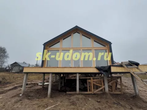 Строительство каркасного дома Барнхаус в г. Шуя Ивановской области