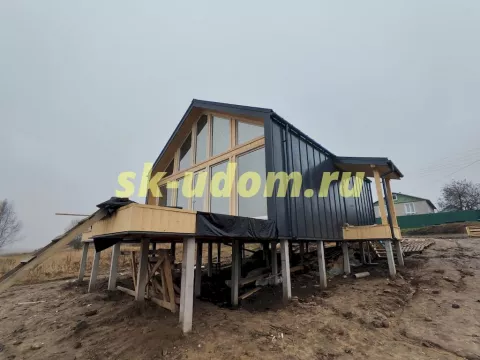 Строительство каркасного дома Барнхаус в г. Шуя Ивановской области