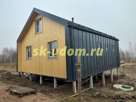 Строительство каркасного дома Барнхаус в г. Шуя Ивановской области