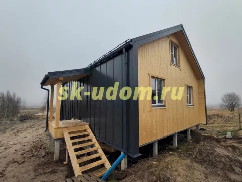 Строительство каркасного дома Барнхаус в г. Шуя Ивановской области