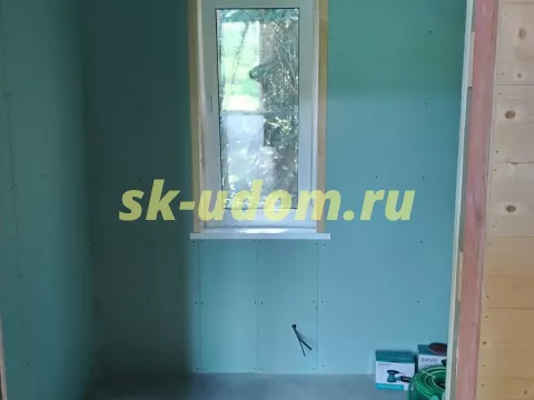 Строительство каркасного дома в СНТ Колос Клинского района Московской области