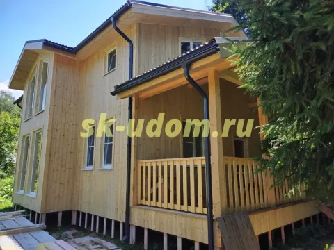 Строительство каркасного дома в СНТ Колос Клинского района Московской области
