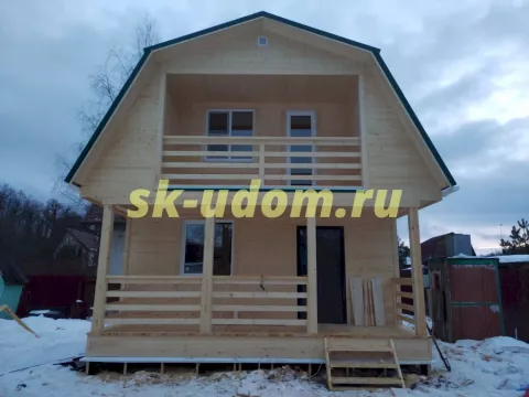 Строительство каркасного дома в СНТ Павловка Калужской области