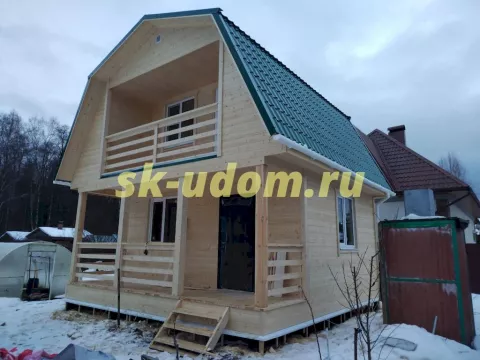 Строительство каркасного дома в СНТ Павловка Калужской области