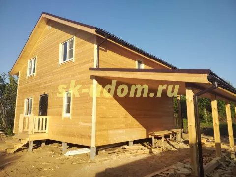 Строительство каркасного дома в СНТ Родник Суздальского района Владимирской области