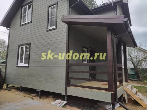 Строительство каркасного дома в СНТ Сокол-3 Истринского района Московской области