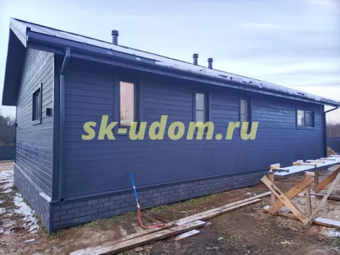 Строительство каркасного дома в к. п. Солнечная долина Калужской области