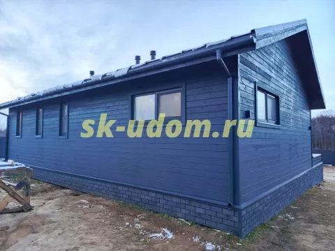 Строительство каркасного дома в к. п. Солнечная долина Калужской области