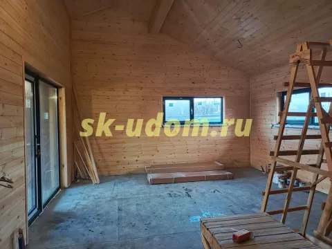 Строительство каркасного дома в к. п. Солнечная долина Калужской области