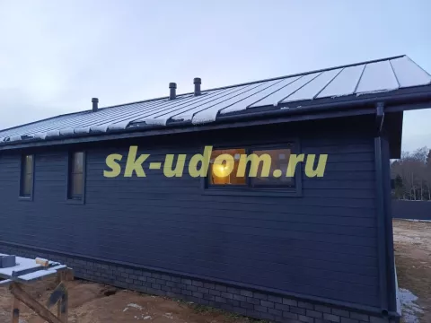 Строительство каркасного дома в к. п. Солнечная долина Калужской области