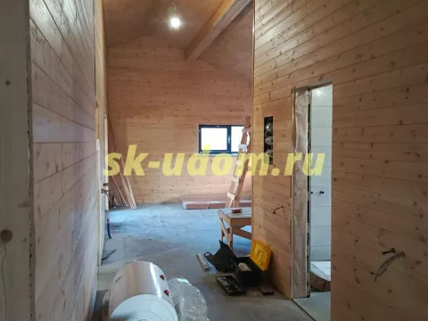 Строительство каркасного дома в к. п. Солнечная долина Калужской области