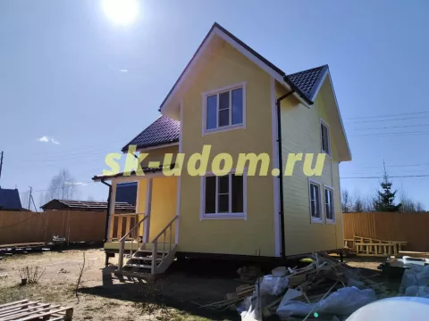 Строительство каркасного дома для постоянного проживания в городе Солнечногорск Московской области