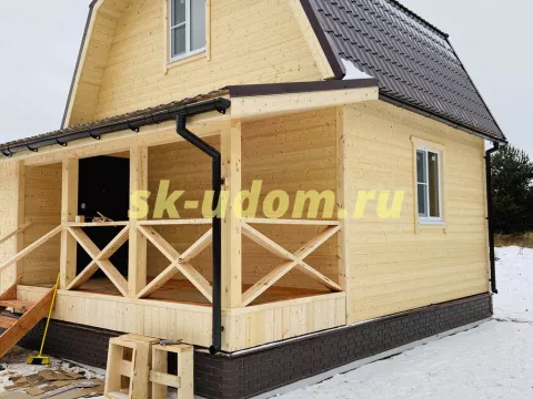 Строительство каркасного дома в СНТ Сосновый бор Суздальского района Владимирской области