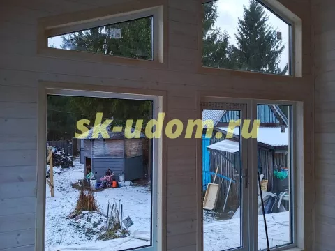 Строительство каркасного дома Барнхаус в СНТ Стекловолокно Владимирской области