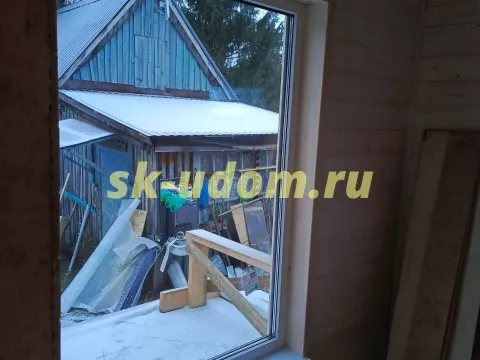 Строительство каркасного дома Барнхаус в СНТ Стекловолокно Владимирской области